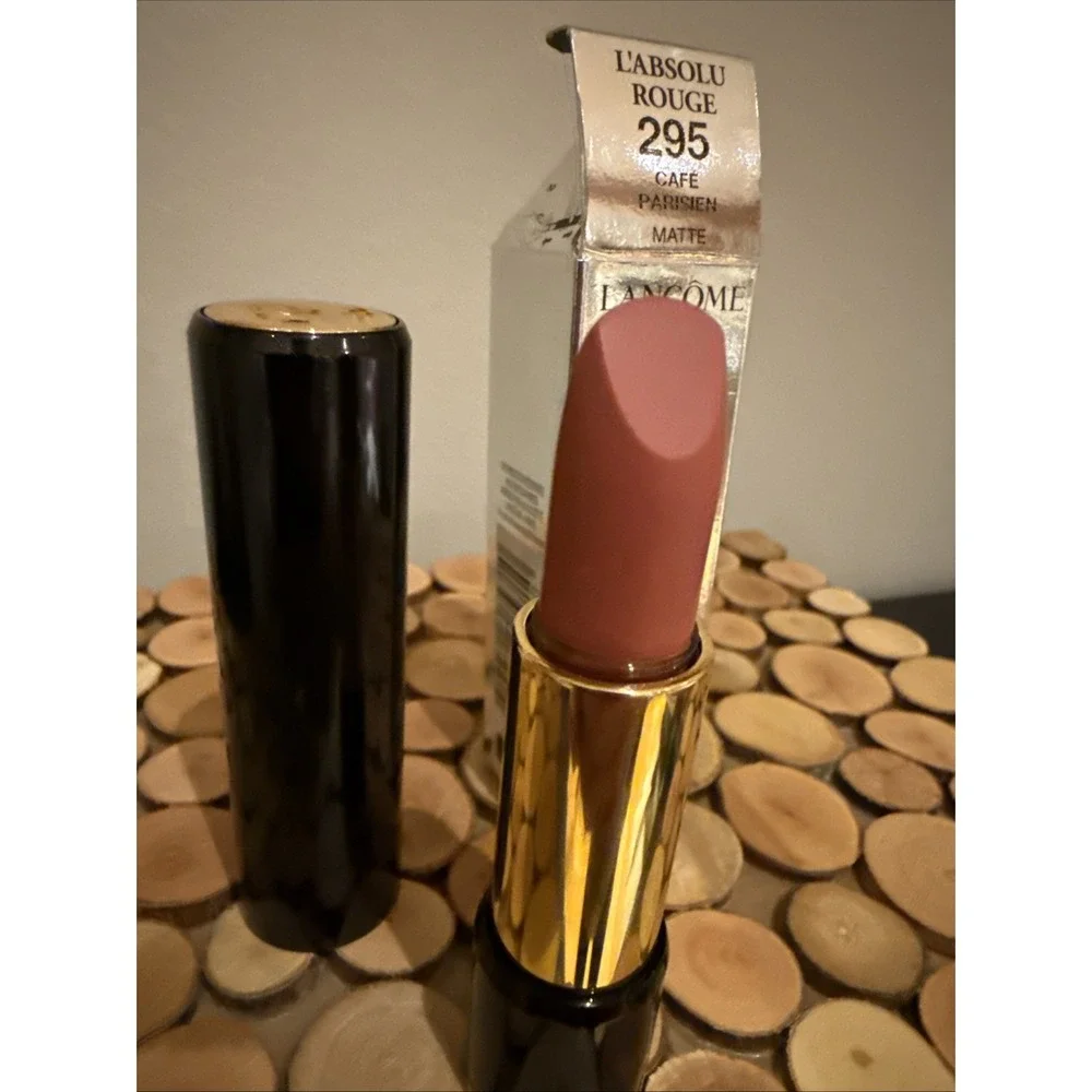 Lancome L'Absolu Rouge Lipstick‎ Shade 295 CAFE PARISIEN Matte DAMAGED